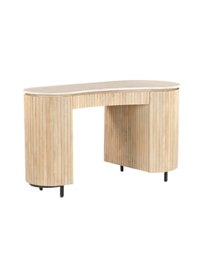 Brix bureau dexter natural bottecino 60x136x80cm