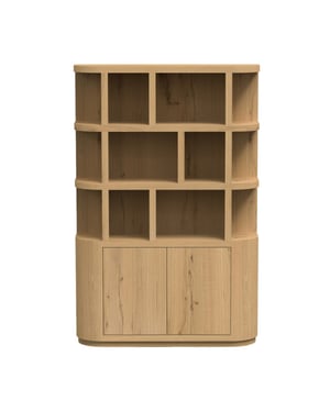 Livingfurn boekenkast novero 40x145x220cm