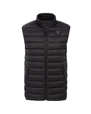 SoulCal Herenvest met microquiltpatroon (Zwart)