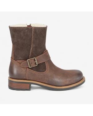 Woodland Pedra Womens Mid Calf Boots Brown