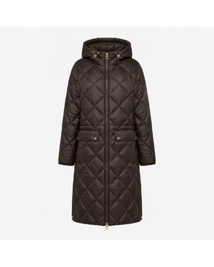 Joules Chessington Womens Quilted Jacket Chocolate Brown