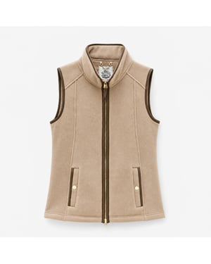 Joules Heritage Womens Gilets Mink Brown