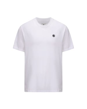 Men's Pretty Green Regular Fit Crew Neck T-Shirt in White