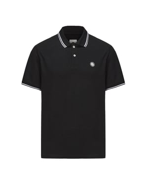 Men's Pretty Green Barton Polo in Black