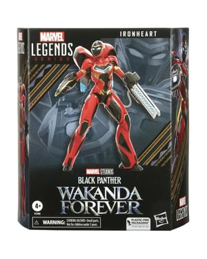 Accessories Marvel Comics Hasbro Legends Black Panther Wakanda Forever Ironheart 6 Inch Action Figure Toy in Multi