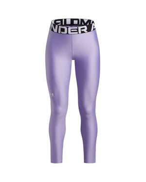 Girls Under Armour Solid Patterned Shapewear Leggings in Transparent