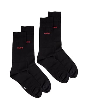 Hugo 2 Pack Logo Socks