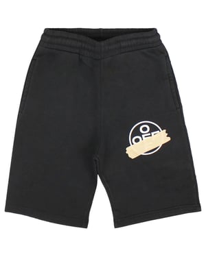 Off-White Tape Arrow Logo Black Sweat Shorts