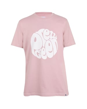 Men's Pretty Green Regular Fit Crew Neck T-Shirt in Lt Pink