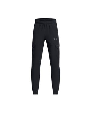 Boys Under Armour Wvn Cargo Joggers Jn64 in Black