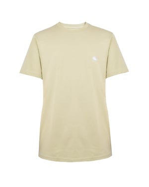 Men's Pretty Green Regular Fit Crew Neck T-Shirt in Pastel Green