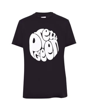 Men's Pretty Green Regular Fit Crew Neck T-Shirt in Black