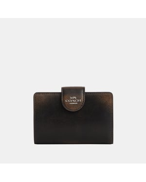 Medium Corner Zip Wallet In Loved Leather