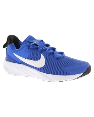Nike Junior Boys Trainers Star Runner 4 Nn Ps Lace Up hyper royal white blue