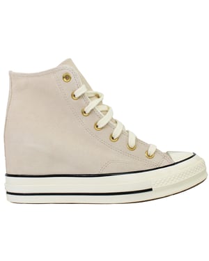 Converse Chuck 70 Wedge Hi Womens Light Pink Plimsolls