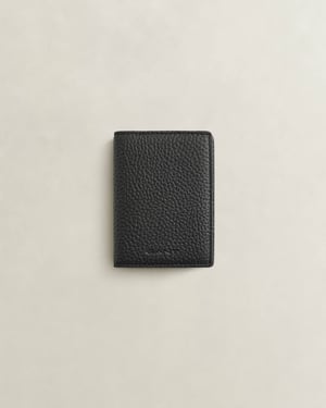 Logo Detail Card Holder in Black