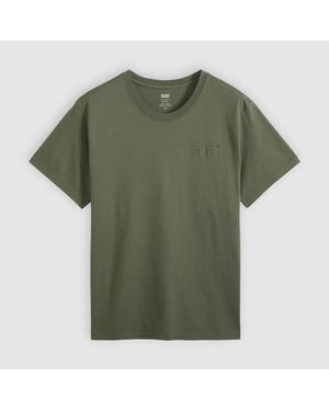 Men's Levis Headline Logo Cotton Relaxed Fit T-Shirt in Kambaba Body
