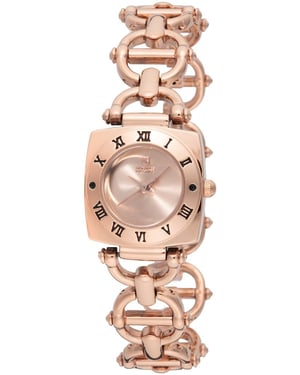 Invicta Classic MPW-0199 Dameshorloge - Quartz Uurwerk - Metaal met Roségouden Wijzerplaat - 22 mm