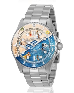 Invicta Pro Diver 51060 Herrklocka - Quartz-urverk - Rostfritt stål med Blå urtavla - 43 mm - Summerville