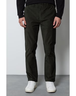 Olive Premium Corduroy Chino Trousers