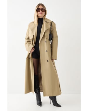 Tailored Maxi Trench Coat