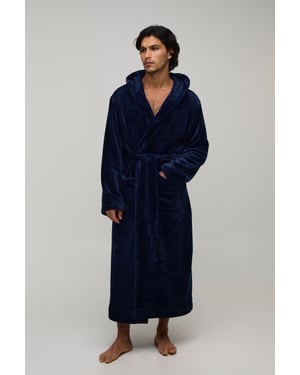 Longline Hooded Dressing Gown