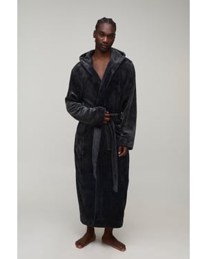 Tall Longline Hooded Dressing Gown