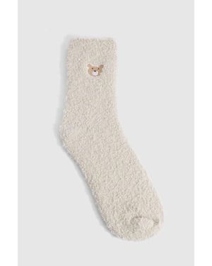 Teddy Bear Fluffy Socks