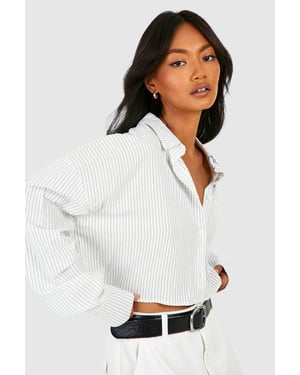 Stripe Cropped Shirt