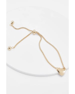 Heart Detail Toggle Bracelet