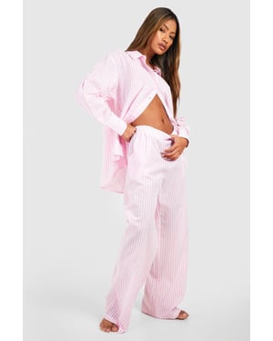 Cotton Pinstripe Pyjama Trouser