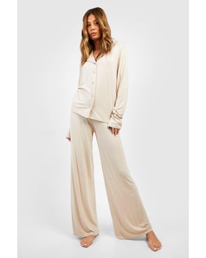 Jersey Wide Leg Pyjama Trouser