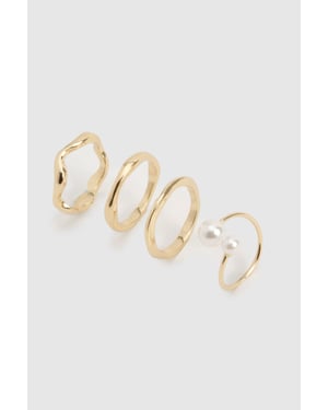 Pearl Detail Ring Multipack 