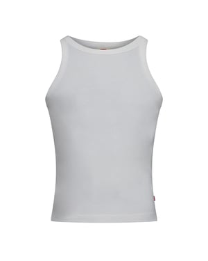 Levis Dames-tanktop zonder mouwen met dromerig ontwerp (Wit)