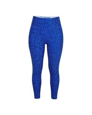 LA Gear Skinny-legging met camouflageprint voor dames (Blauw)