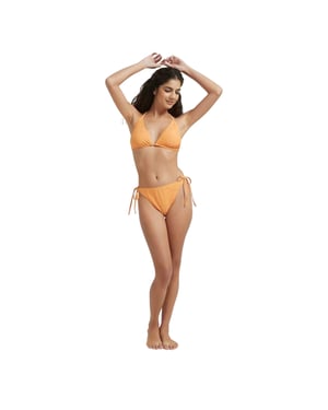Be You Dames/dames Zijwaartse Bikinibroekjes (Oranje)