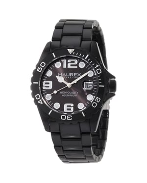 Haurex italy: womens ink black watch