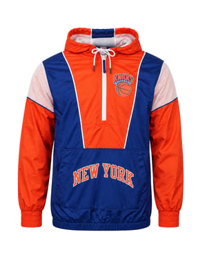 Mitchell & Ness NBA New York Knicks Highlight Reel Mens Orange Jacket