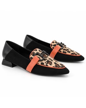Montevita mocassin voor dames, zwart