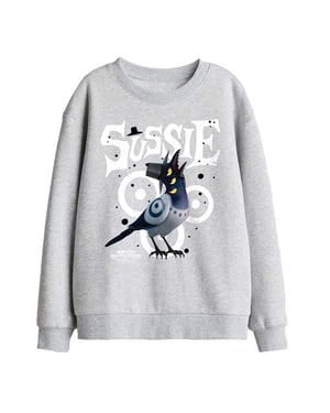 K-Pop Demon Hunters Sussie Bird-sweatshirt voor kinderen (Atletische Heide)