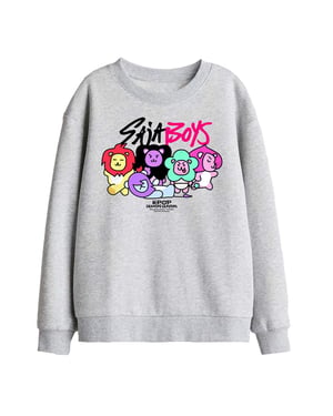 K-Pop Demon Hunters Kinderen/Kids Saja Jongens Leeuw-mascottesweatshirt (Atletische Heide)