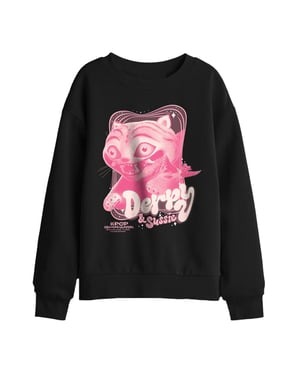 K-Pop Demon Hunters Kinder-sweatshirt met kleurverloop: Derpy & Sussie (Zwart)