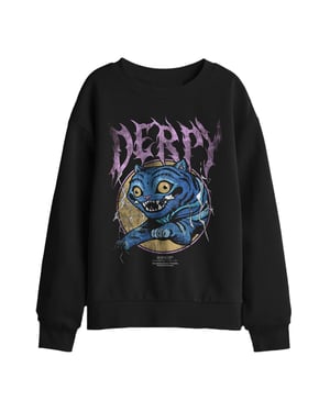 K-Pop Demon Hunters Kinder-sweatshirt rockband Derpy Tiger (Zwart)