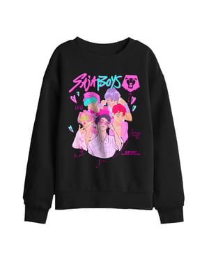 K-Pop Demon Hunters Kinderen/Kindergroep Signatures Saja Jongenssweater (Zwart)