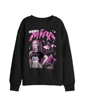 K-Pop Demon Hunters Mira-sweatshirt voor kinderen (Zwart)