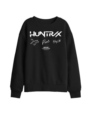 K-Pop Demon Hunters Huntr/X Signature-sweatshirt voor kinderen (Zwart)