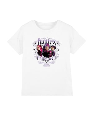 K-Pop Demon Hunters Childrens/Kids Huntrix Halloween T-Shirt (White)