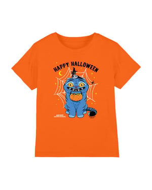 K-Pop Demon Hunters Childrens/Kids Derpy & Sussie Halloween T-Shirt (Orange)