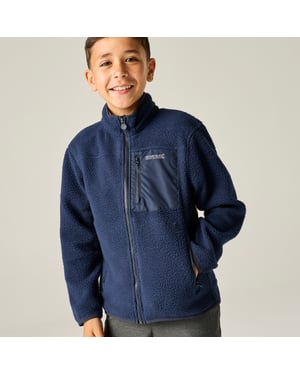 Regatta Kinder/Kids Frankie Full Zip Fleecejack (Marine)