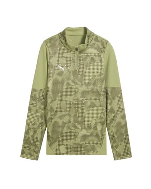 Puma Fleece-top voor kinderen/jeugd – Teamcup (Groen)